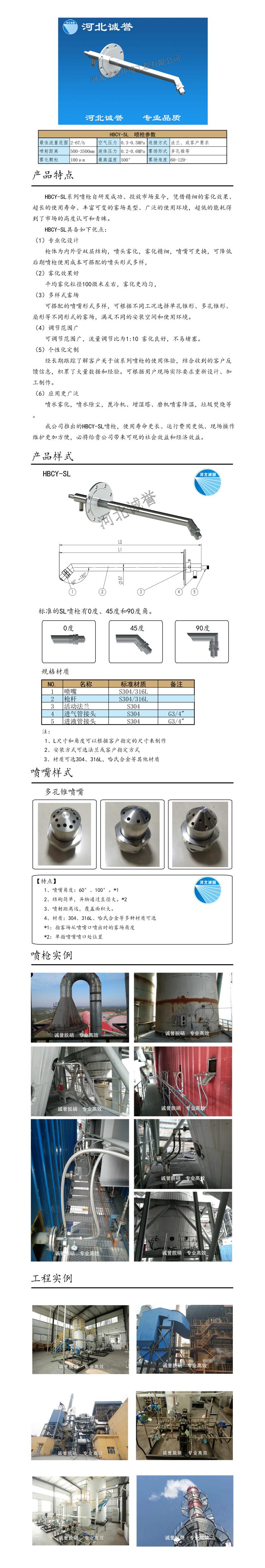 廢液噴槍、保護(hù)套、噴槍參數(shù)、材質(zhì)尺寸、流量分布圖、扇形空心錐俯視圖介紹以及廢液噴槍霧化視頻展示和工程案例介紹